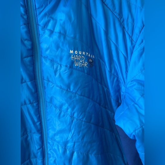 Mountain Hardwear men’s quilted blue nano puff zip jacket size XL - Picture 2 of 12